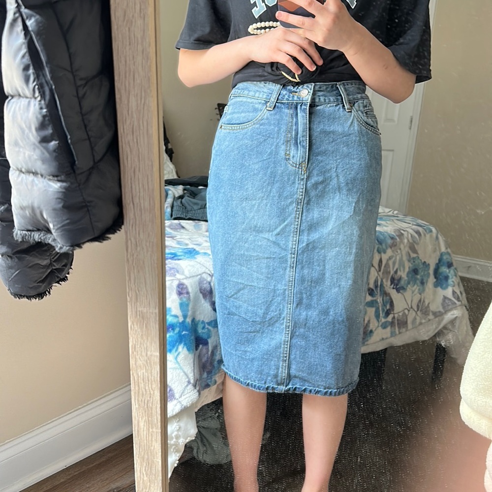 The cutest denim skirt ever!!!